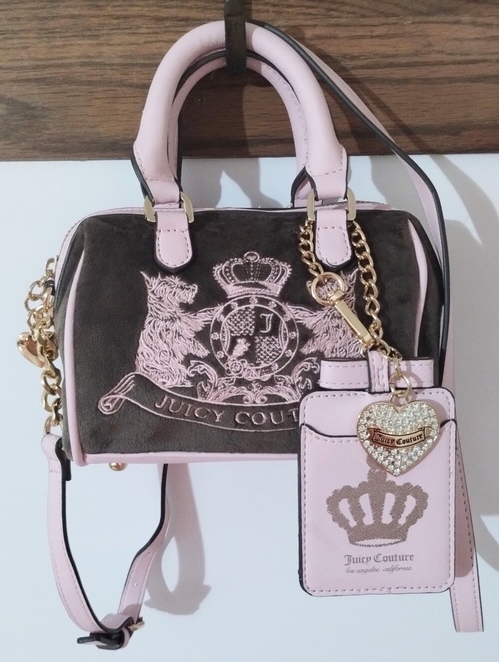 Juicy Couture Classic Scottie Dog Crest  Mini Satchel Bag " "Final Price"